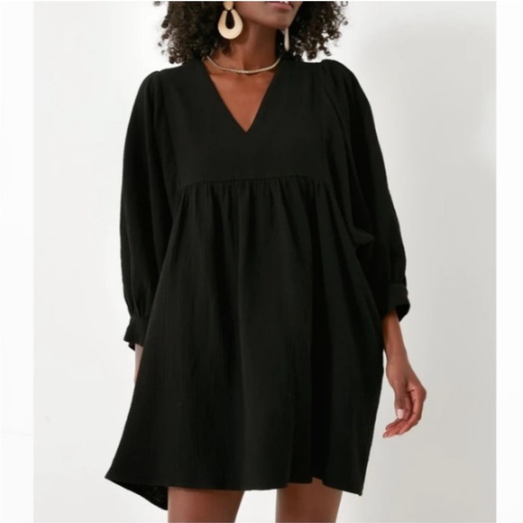 Tuckernuck Pomander Place Black Millie Gauze Dress Size S - *NWT* - Picture 2 of 4